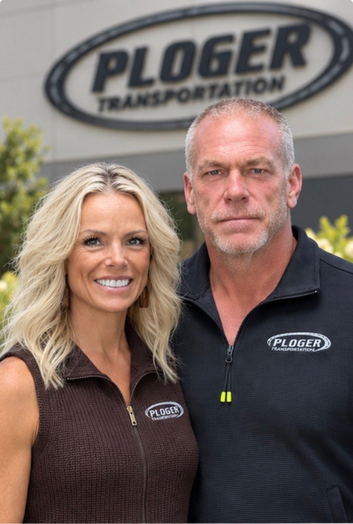 Jerry and Tanya Ploger, standing side by side